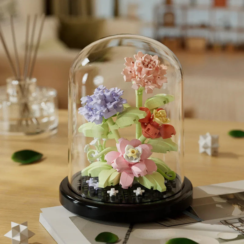 🌸 Flower Bouquet Bonsai Building Blocks Set – DIY Artificial Plant Toy for Kids & Home Decor 🌿