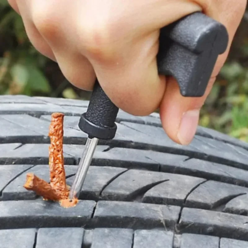 Universal 5-50Pc Tubeless Tire Repair Kit – Heavy Duty Puncture Plug Set for Car, Motorcycle, Truck, SUV & Off-Road Vehicles
