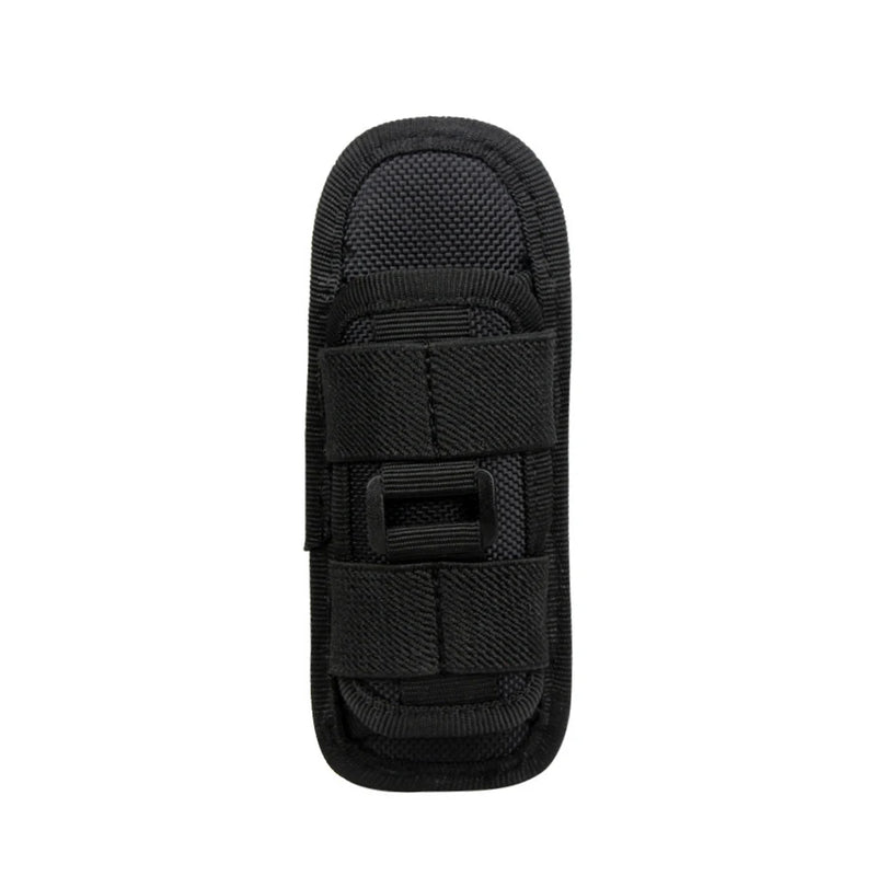 Tactical 360° Rotating Flashlight Holster – Durable Belt Torch Pouch for Hunting, Survival & Outdoor Gear