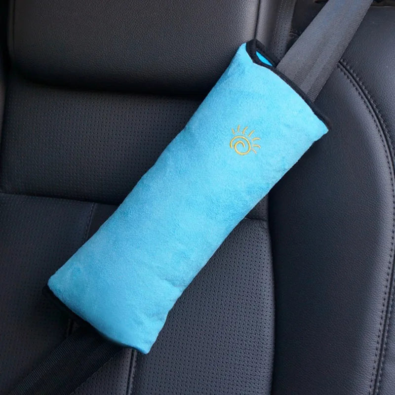 Soft & Safe™ Kids Car Seat Belt Pillow – Universal Shoulder Cushion for Children & Women 🚗🧸