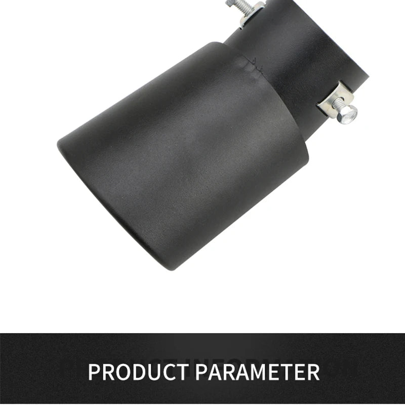2.5" Stainless Steel Chrome Exhaust Tip for Cars - Universal Muffler Tailpipe Tip Upgrade