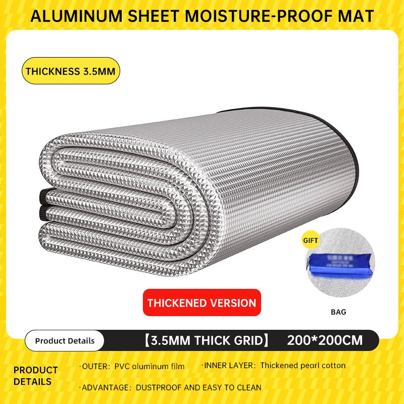 Waterproof Outdoor Picnic Mat 🏕️ | Double-Sided Aluminum Camping & Beach Blanket