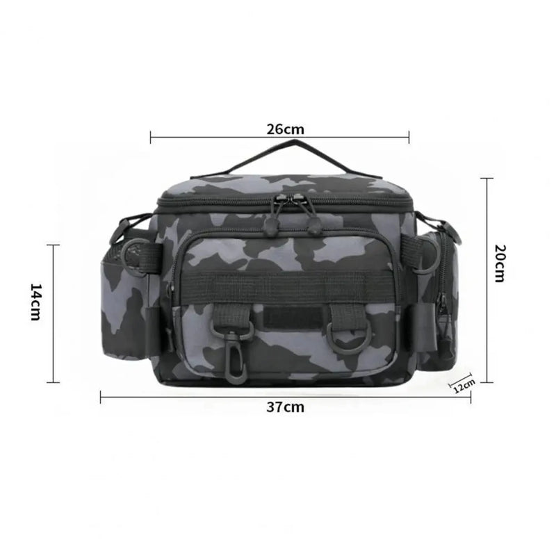 ProCatch™ Fishing Tackle Shoulder Bag 🎣 – Portable Rod Holder & Outdoor Gear Organizer