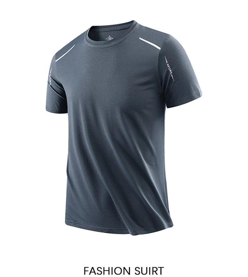 CHRLCK™ Men's Quick Dry Outdoor T-Shirt – Breathable, Lightweight Running & Hiking Tee 👟🌞