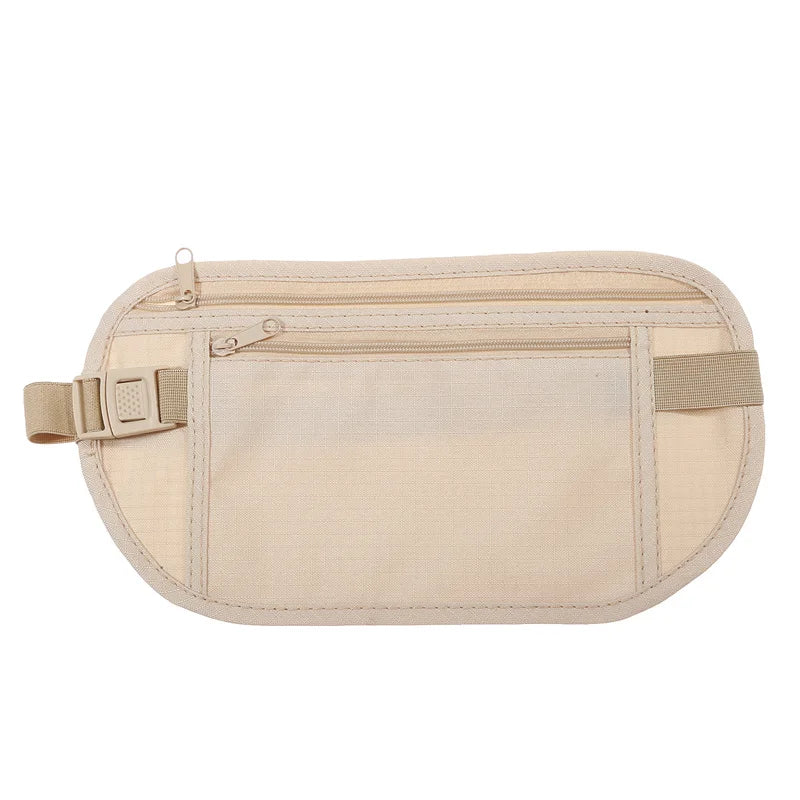 Invisible Travel Money Belt 💼 | Hidden Waist Bag for Running, Hiking & Travel 🏃✈️