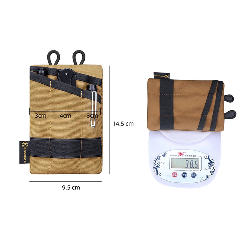 🧭 Compact EDC Organizer Pouch – Tactical Pocket Bag for Camping, Hiking & Everyday Carry
