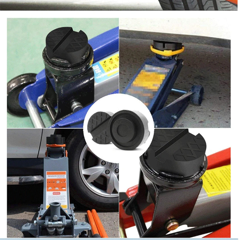 Universal Car Lift Jack Support Pad – Slotted Rubber Frame Rail Adapter for Lexus, Subaru, Fiat, Volvo 🚗🛠️