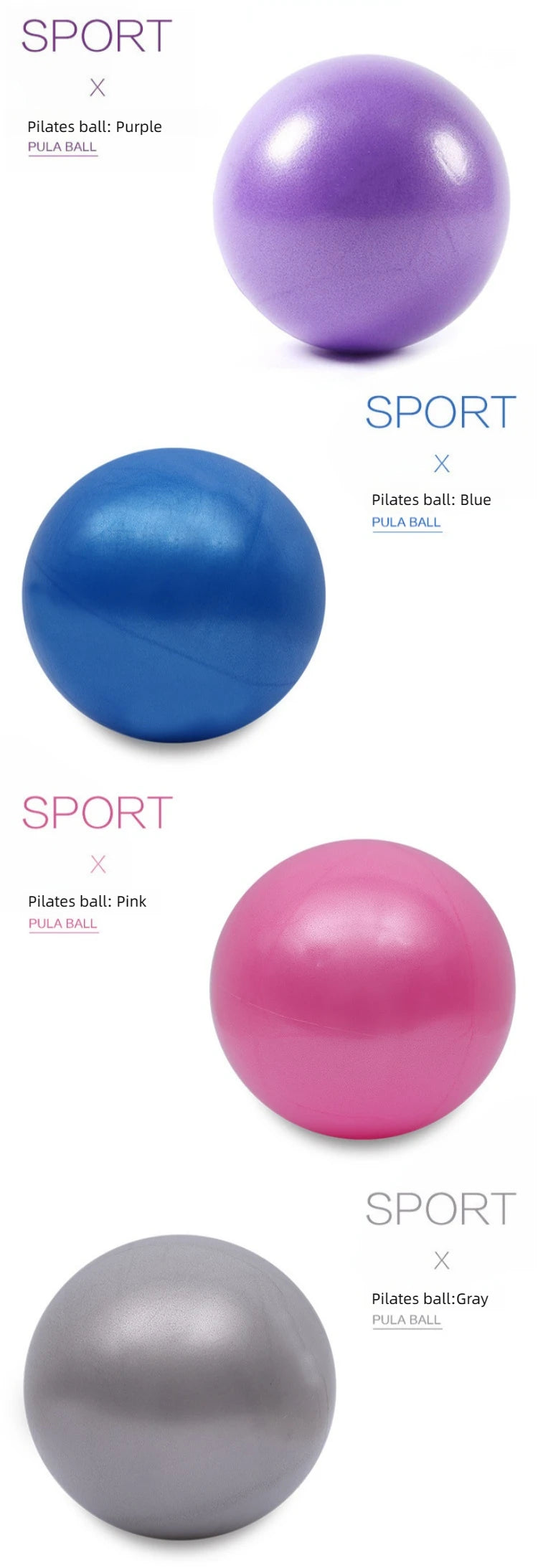 25CM Yoga Pilates Ball - Small Exercise & Therapy Balance Ball for Core Training 🧘‍♀️💪