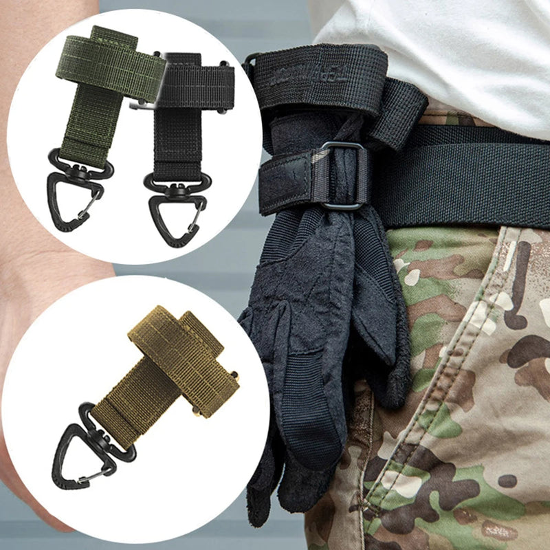 🔥 Tactical Glove Clip Hook – Heavy-Duty Outdoor Glove Holder for Work, Camping, Climbing 🧤⛺