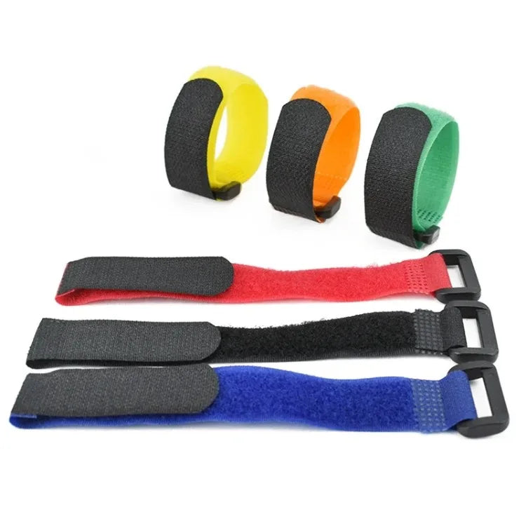 5pcs Universal Bike Handlebar Strap – Nylon Flashlight Holder & Tie-Down Bands