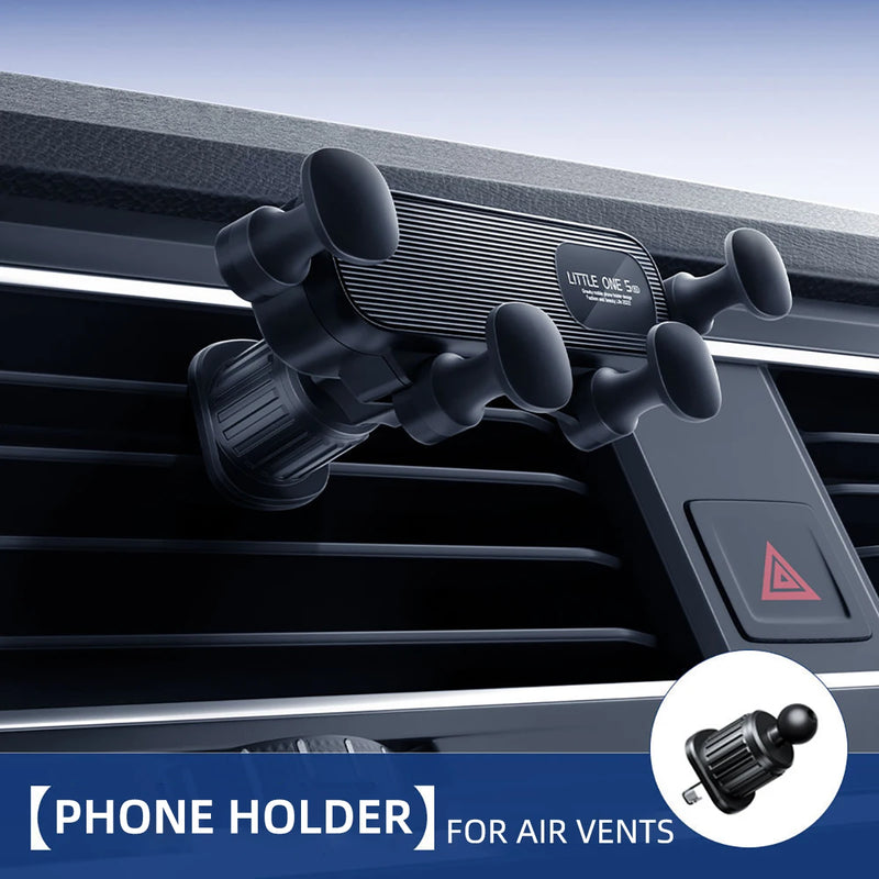 Universal Gravity Car Phone Holder for 4.7-7 Inch Phones 🚗📱 - Shockproof Air Vent Mount