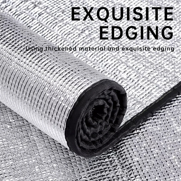 Waterproof Outdoor Picnic Mat 🏕️ | Double-Sided Aluminum Camping & Beach Blanket
