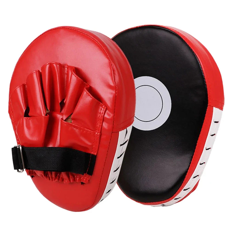 PU Leather Kickboxing Gloves & Punch Target Bag for MMA, Karate, Muay Thai & Sanda Training (Adults & Kids)
