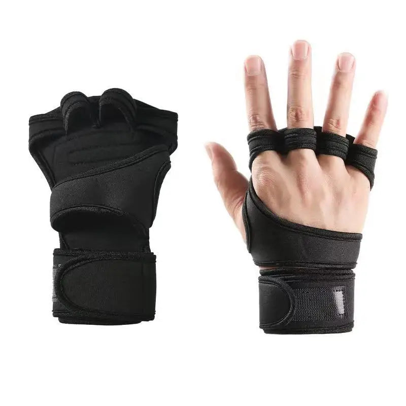 🔥 ProGrip™ Workout Gloves – Wrist Support & Palm Protection for Gym, Fitness, and Weightlifting 💪