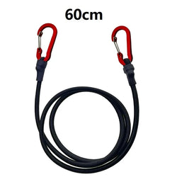 💪 Heavy Duty Bungee Cord with Carabiner Hooks – Elastic Tie Strap for Kayak 🚣‍♂️, Cycling 🚴, Luggage 🧳 & Camping 🏕️ Accessories