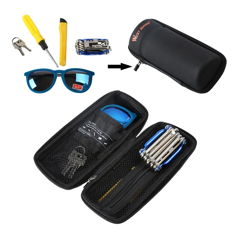 🚴 WEST BIKING Bike Tool Capsule – Bottle Cage Storage for Repair Kit, Keys & Cycling Essentials