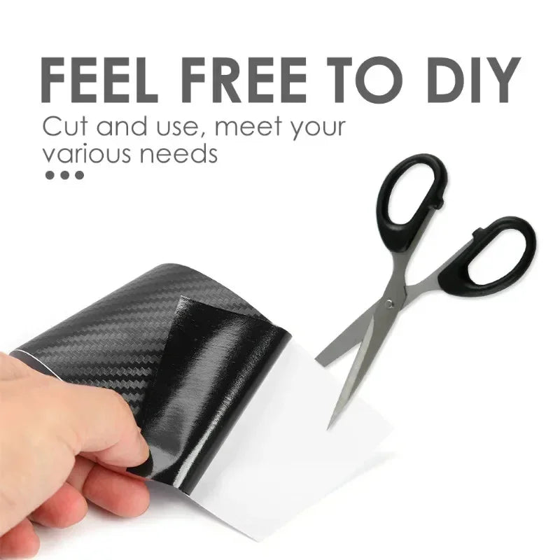 Carbon Fiber Tape for Cars – Waterproof Adhesive Automotive Sticker Wrap