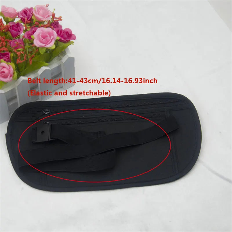 Invisible Travel Money Belt 💼 | Hidden Waist Bag for Running, Hiking & Travel 🏃✈️