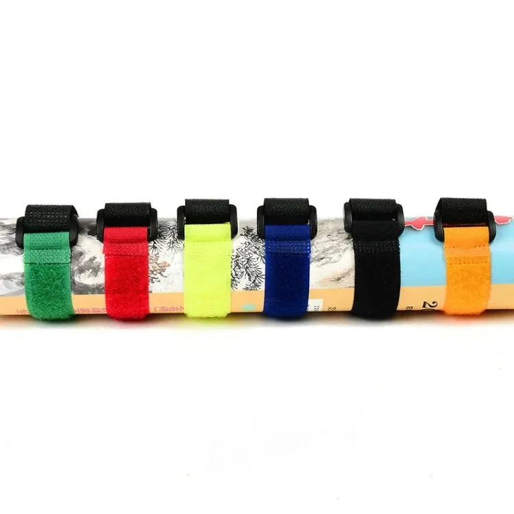 5pcs Universal Bike Handlebar Strap – Nylon Flashlight Holder & Tie-Down Bands