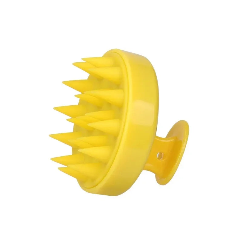 Silicone Scalp Massager Brush 🛁 | Hair Washing & Shampoo Scrubber for Healthy Scalp & Growth