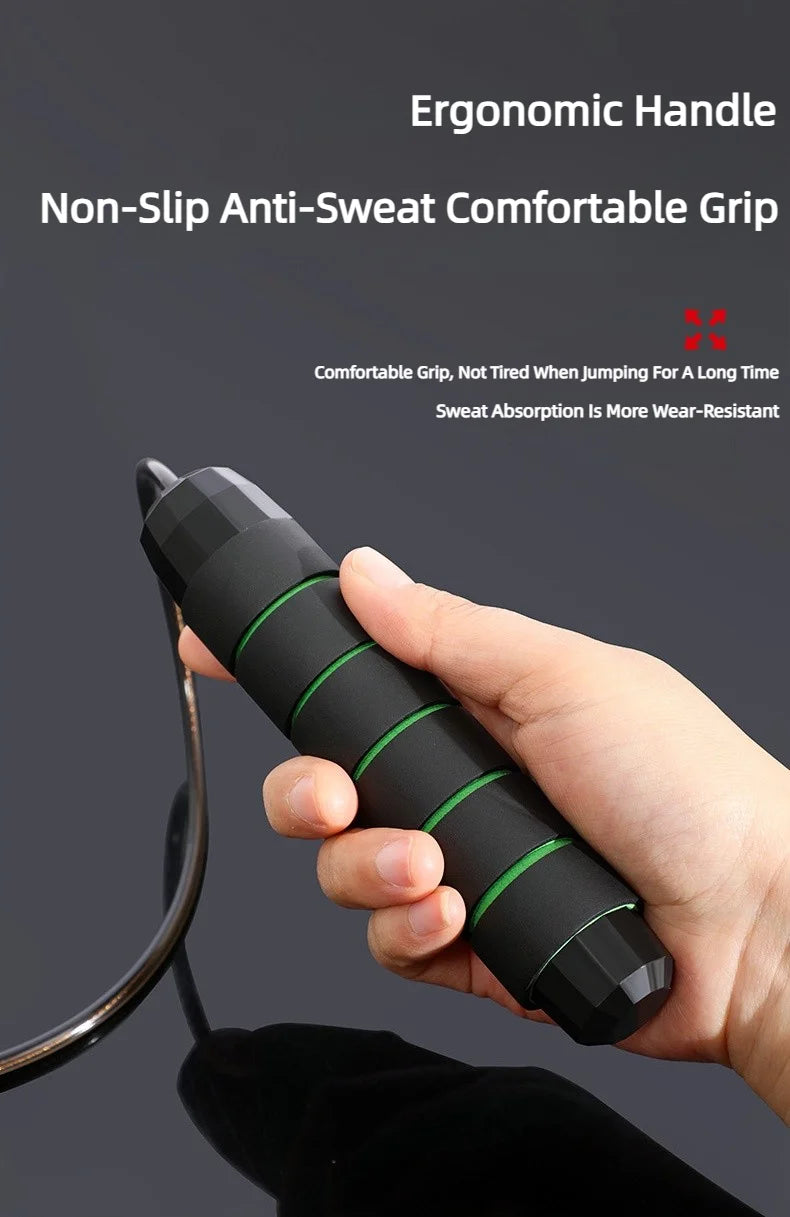 🔥 SpeedFit™ Adjustable Steel Wire Jump Rope – Tangle-Free Skipping Rope for Cardio & Home Workout