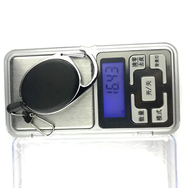 Fly Fishing Zinger Retractor 🔄 | Retractable Key Chain Reel with Spring Clip – 1–4pcs Tool Holder 🎣