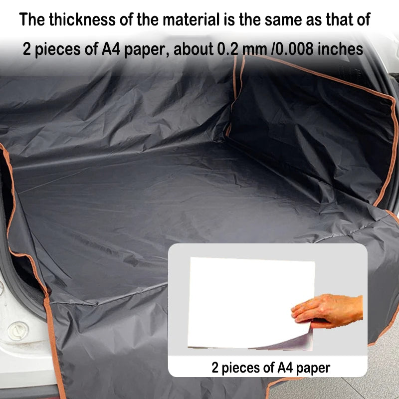 SUV Cargo Liner – Waterproof Trunk Seat Cover | Universal Fit, Heavy-Duty Protector for Pets & Cargo