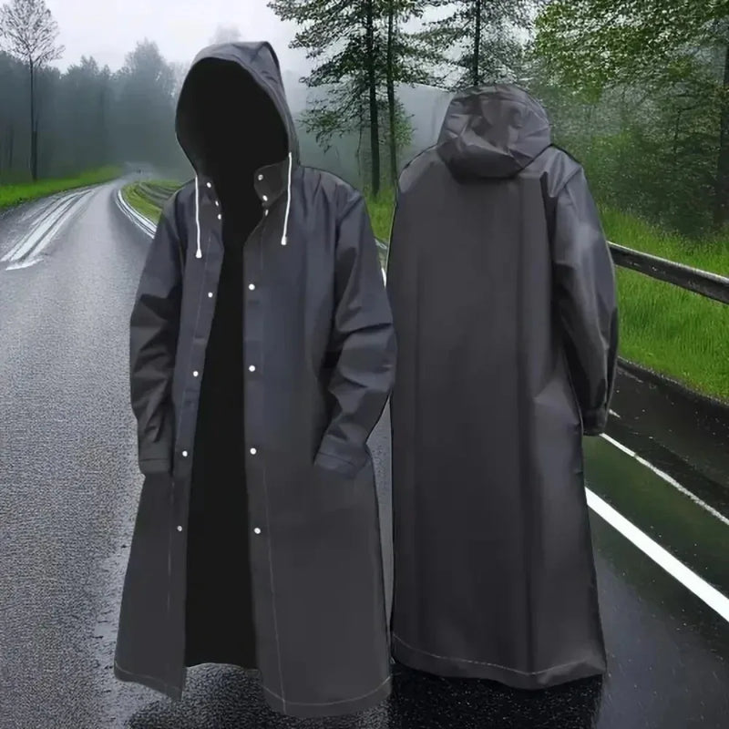ClearShield™ Disposable Full-Body Raincoat – Unisex, Portable & Waterproof 🌧️🧥