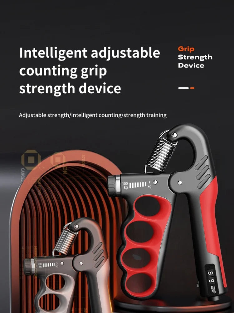 💪 Adjustable Hand Grip Strengthener 5-100kg | Wrist & Forearm Exerciser for Gym & Recovery