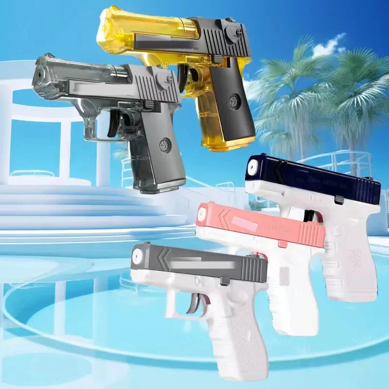 Blaster Splash™ High-Pressure Automatic Water Gun for Kids – Summer Beach Toy