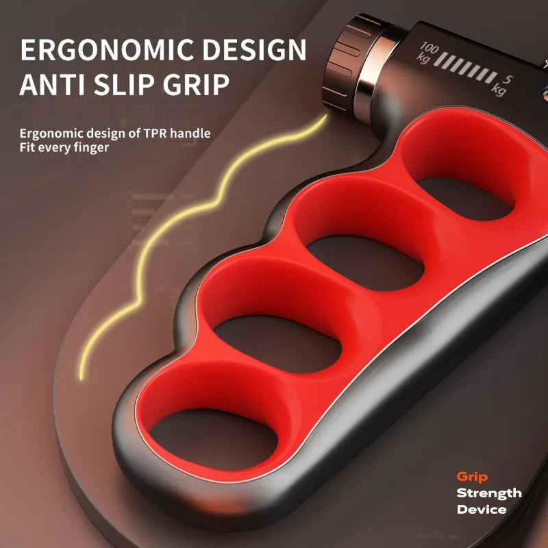 💪 Adjustable Hand Grip Strengthener 5-100kg | Wrist & Forearm Exerciser for Gym & Recovery