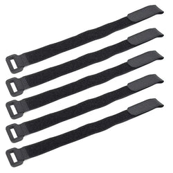5pcs Universal Bike Handlebar Strap – Nylon Flashlight Holder & Tie-Down Bands