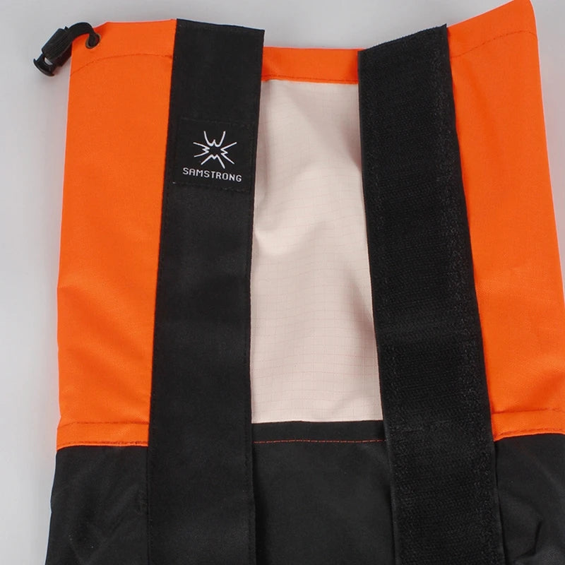 Waterproof Hiking Leg Gaiters – Long Tube Leg Covers with Elastic Strap for Outdoor, Skiing & Climbing Protection 🏔️💧