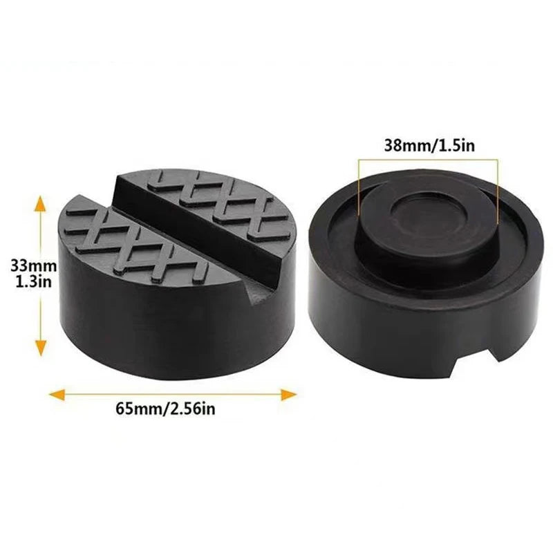 Universal Car Lift Jack Support Pad – Slotted Rubber Frame Rail Adapter for Lexus, Subaru, Fiat, Volvo 🚗🛠️