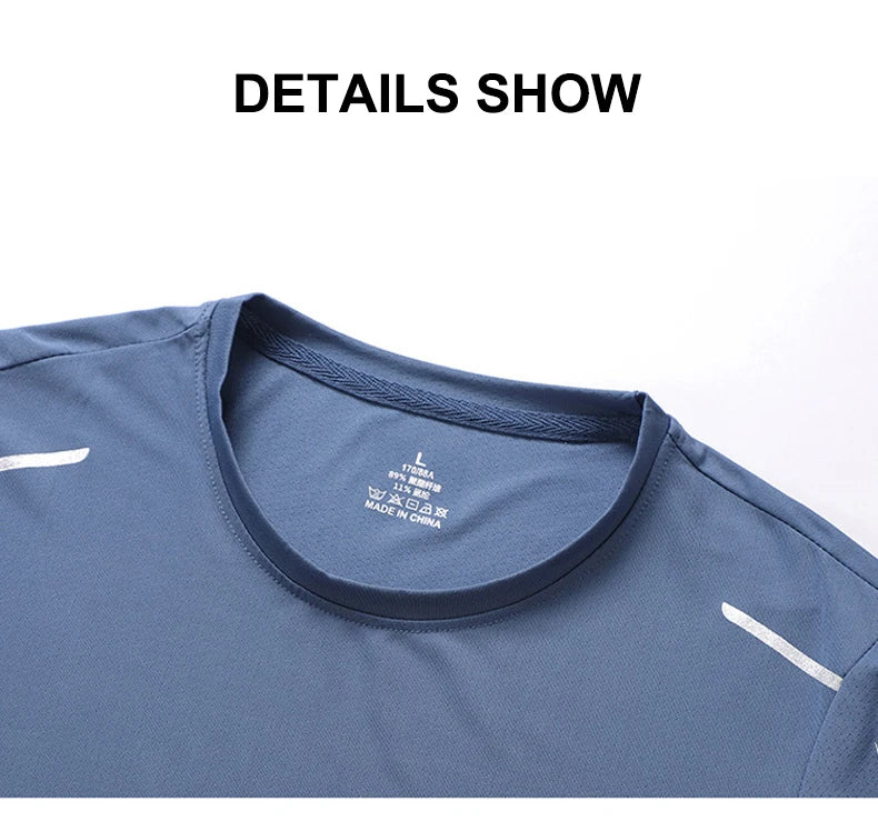 CHRLCK™ Men's Quick Dry Outdoor T-Shirt – Breathable, Lightweight Running & Hiking Tee 👟🌞