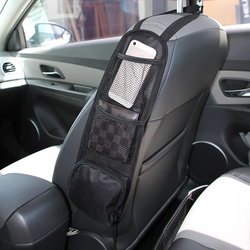 🚗 Car Backseat Organizer with Touchscreen Tablet Holder – Multi-Pocket Storage & Seat Protector