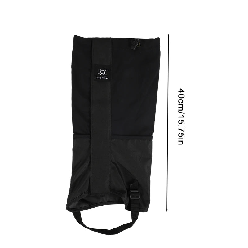 Waterproof Hiking Leg Gaiters – Long Tube Leg Covers with Elastic Strap for Outdoor, Skiing & Climbing Protection 🏔️💧
