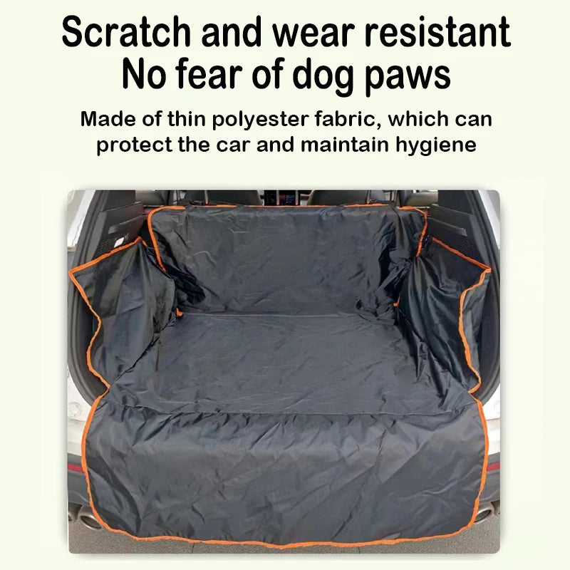 SUV Cargo Liner – Waterproof Trunk Seat Cover | Universal Fit, Heavy-Duty Protector for Pets & Cargo