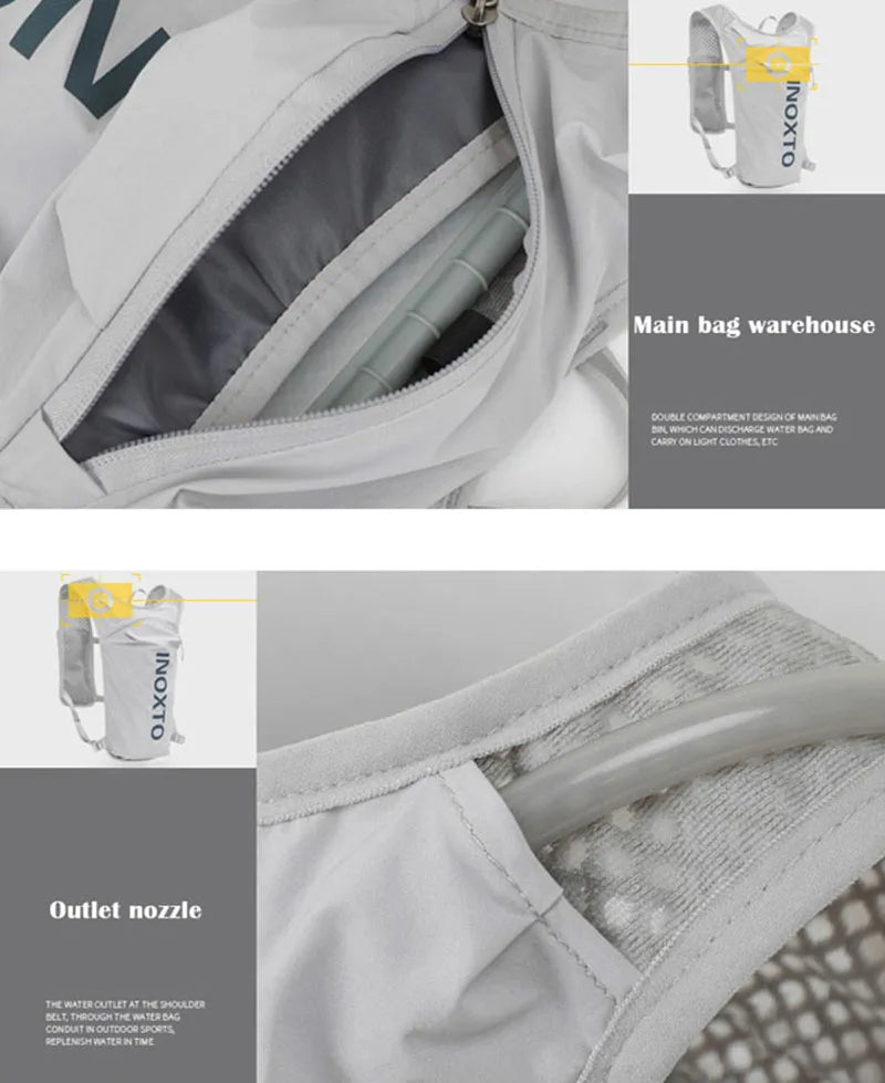 5L Trail Running Hydration Vest – Lightweight & Breathable Running Backpack for Marathon, Cycling & Climbing 🚴‍♂️🏃‍♂️⛰️