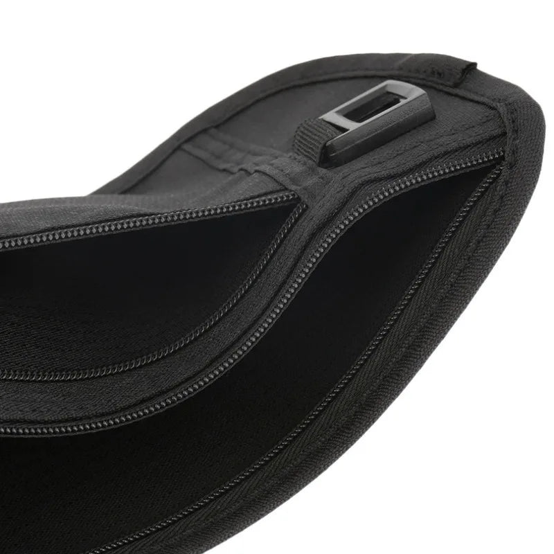 Invisible Travel Money Belt 💼 | Hidden Waist Bag for Running, Hiking & Travel 🏃✈️