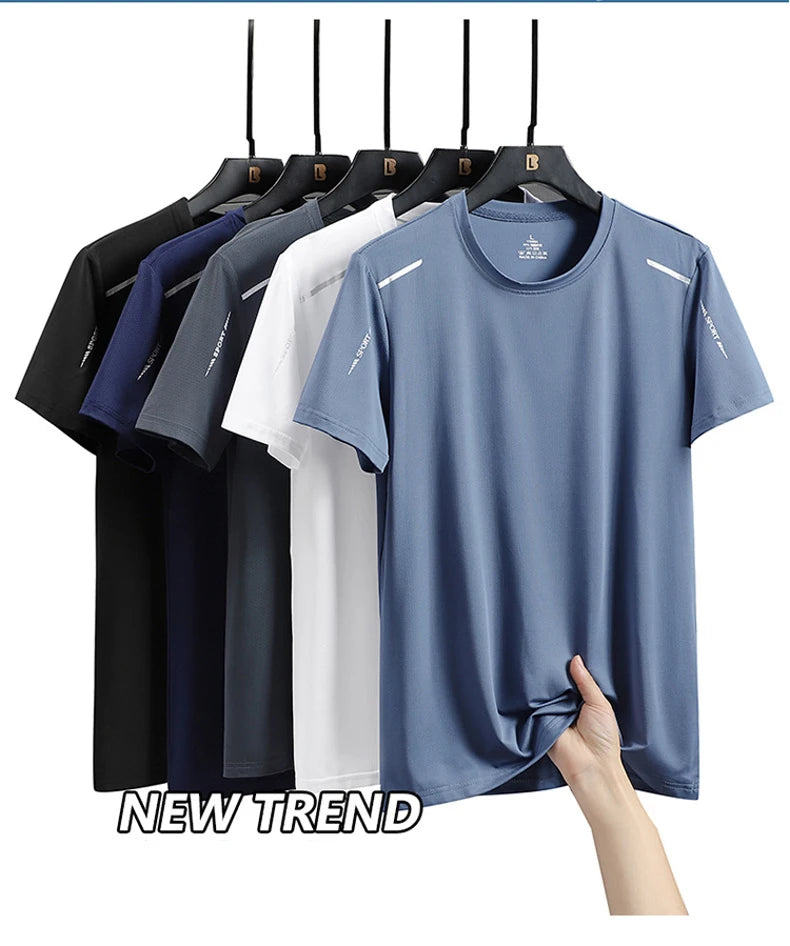 CHRLCK™ Men's Quick Dry Outdoor T-Shirt – Breathable, Lightweight Running & Hiking Tee 👟🌞
