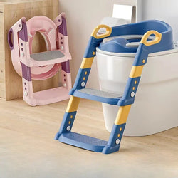 Children’s Potty Training Seat with Step Ladder 🚽👶 | Foldable Toddler Toilet Trainer for Boys & Girls