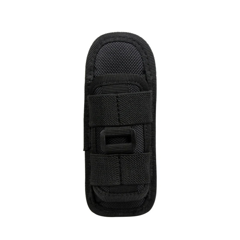 Tactical 360° Rotating Flashlight Holster – Durable Belt Torch Pouch for Hunting, Survival & Outdoor Gear