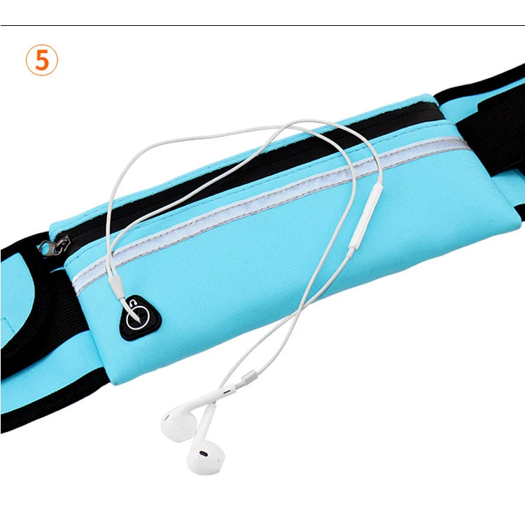 Running Waist Bag – Sports Fanny Pack for Women & Men 🏃‍♀️🏃‍♂️ | Phone Holder for Jogging, Gym, Cycling 🚴‍♀️
