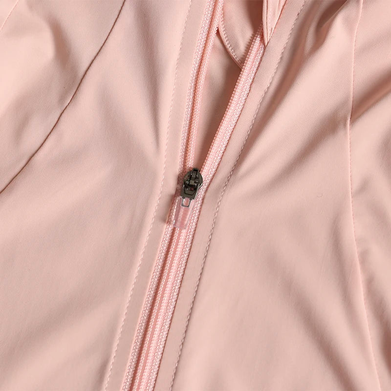 Women's Yoga Jacket – Stand Collar, Long Sleeve, High Stretch Workout Top 🧘‍♀️💪