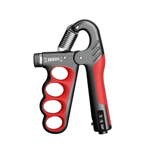 Adjustable hand grip strengthener 5-100kg for wrist and forearm workout, fitness, and recovery