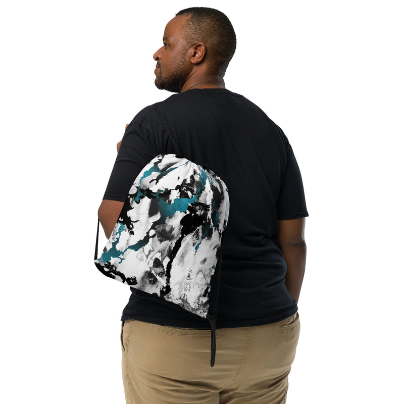 Vibrant Drawstring Bag - Sporty Style and Versatility