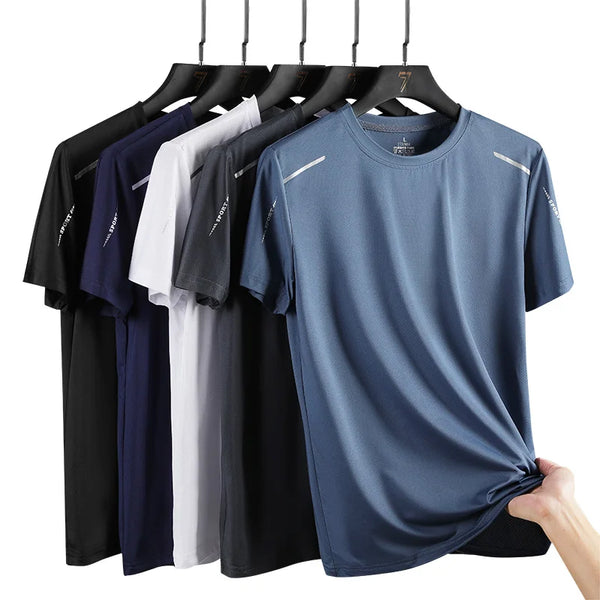 CHRLCK Men's Quick Dry Outdoor T-Shirt – Lightweight, Breathable Running, Hiking & Fishing Tee for Summer

