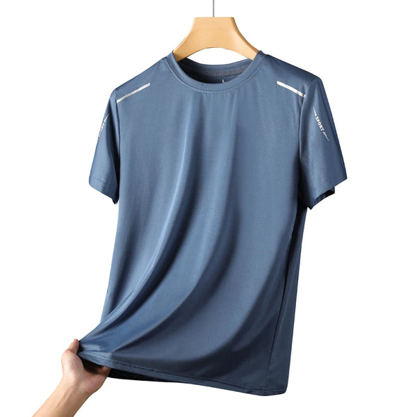 CHRLCK Men's Quick Dry Outdoor T-Shirt – Lightweight, Breathable Running, Hiking & Fishing Tee for Summer