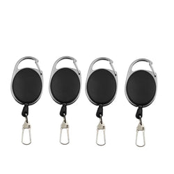 Fly Fishing Zinger Retractor – Retractable Key Chain Reel with Spring Clip for Fishing Tools